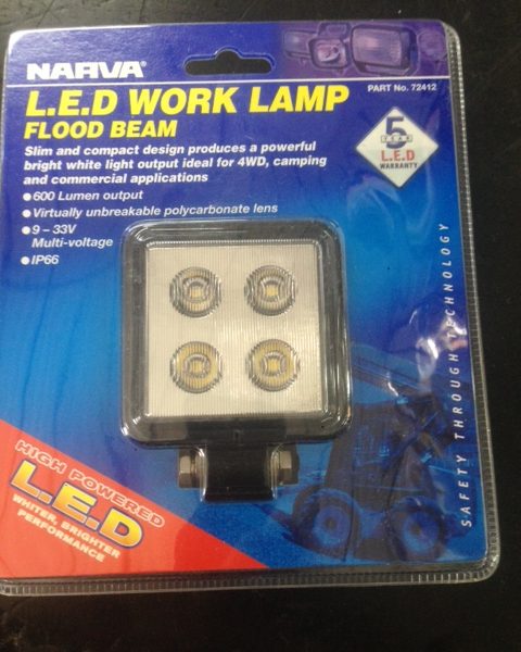 WORK LAMP LED FLOOD BEAM NARVA 72412