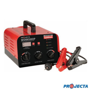 WORKSHOP BATTERY CHARGER 6/12/24V 12000MA PROJECTA HDBC20