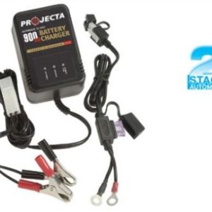 AUTOMATIC BATTERY CHARGER 12V 0.8 AMP 4 STAGE AUTO PROJECTA AC008