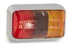 REAR END MARKER 12/24V RED CHROME BASE LED AUTOLAMPS 58CRM